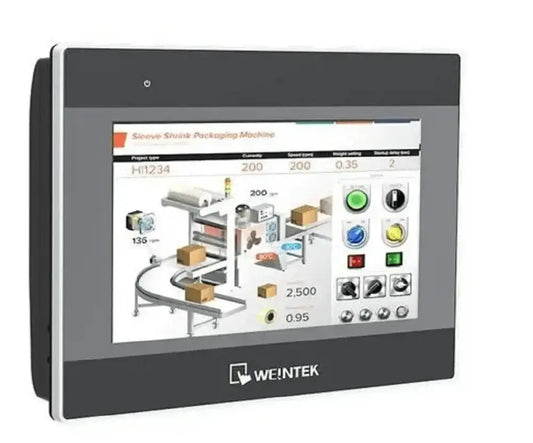 ReVolt Automation offers Weintek MT8121iE factory sealed surplus HMI, 12.1" TFT touch display with Ethernet, RS-232/485, 1-year warranty, and fast global shipping.
