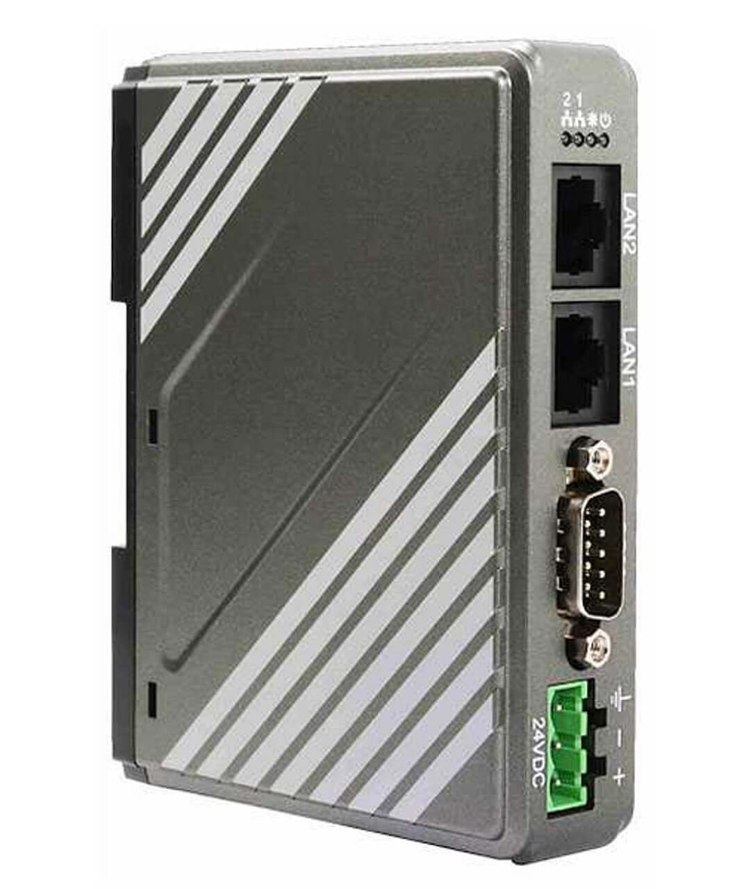 WEINTEK-cMT-G01-IIoT-Gateway, Ethernet, serial, and Wi-Fi connectivity for remote HMI access. Sealed surplus, fast shipping from ReVolt-Automation.